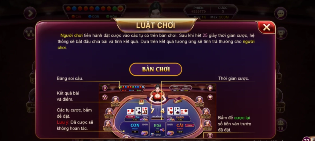 Một số mẹo chơi Baccarat Sunwin live cần biết