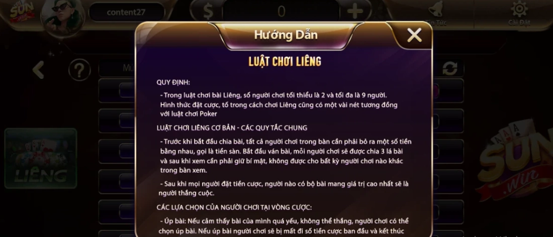 Sai lầm khi chơi liêng Sunwin