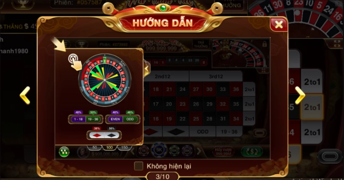 Thống kê tính toán xác suất roulette 